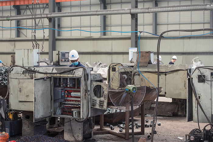 十堰网架配件-锥头加工车间